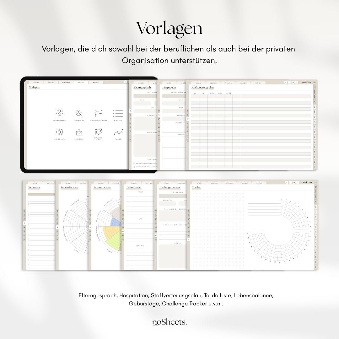 LehrerBundle 26/27 | Planer + Sticker + Schriftart