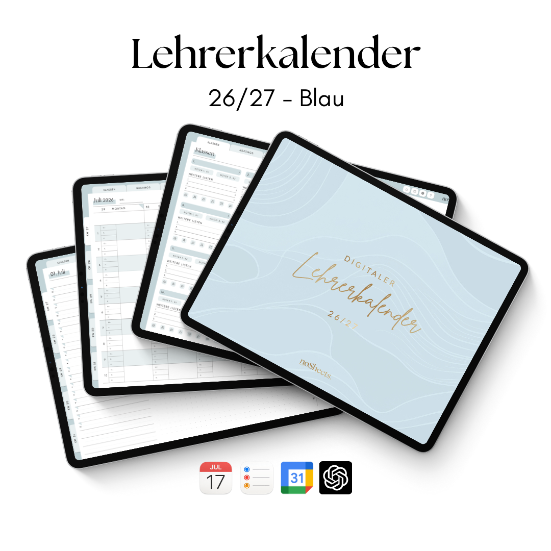 Lehrerkalender 26/27 | Horizontal
