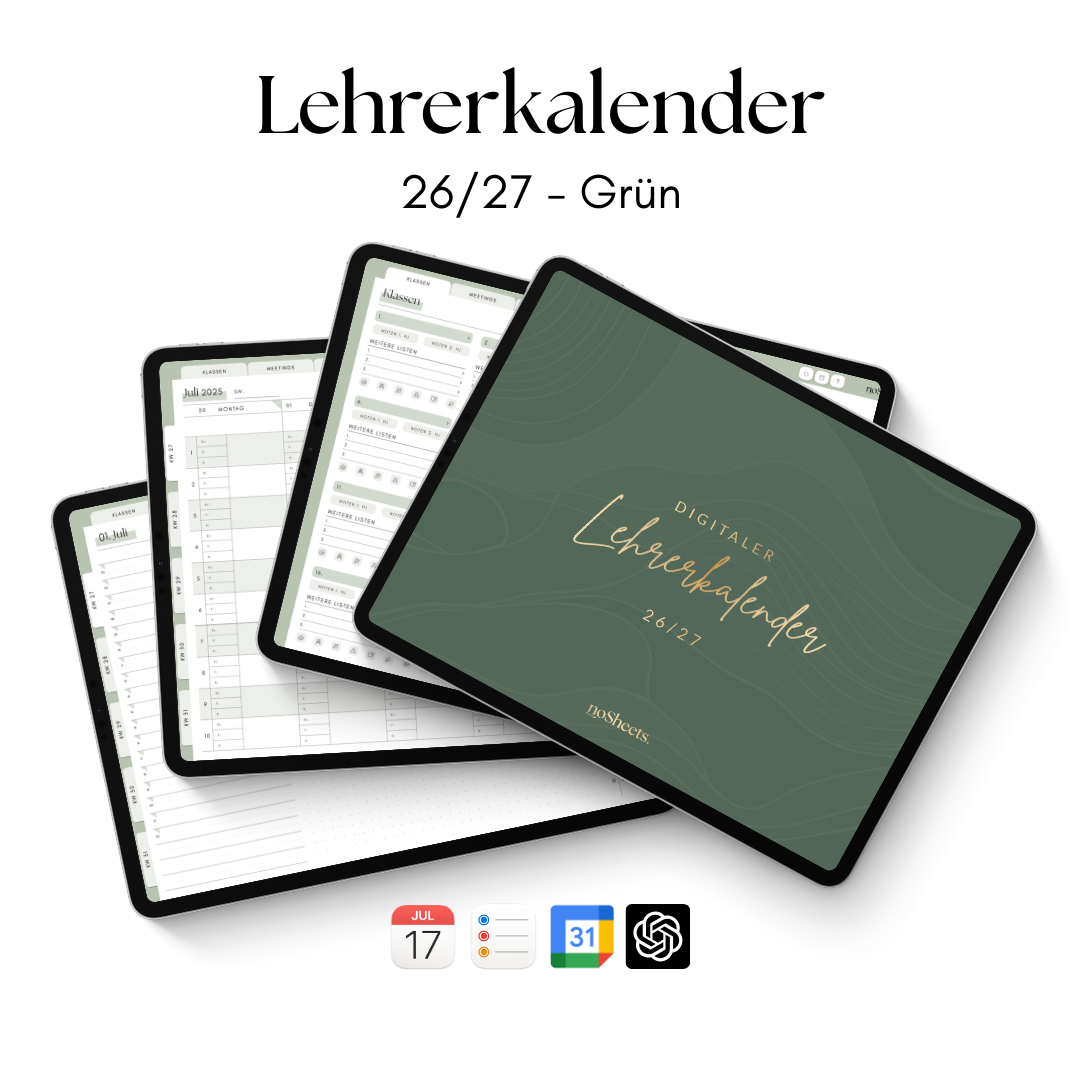 Lehrerkalender 26/27 | Horizontal