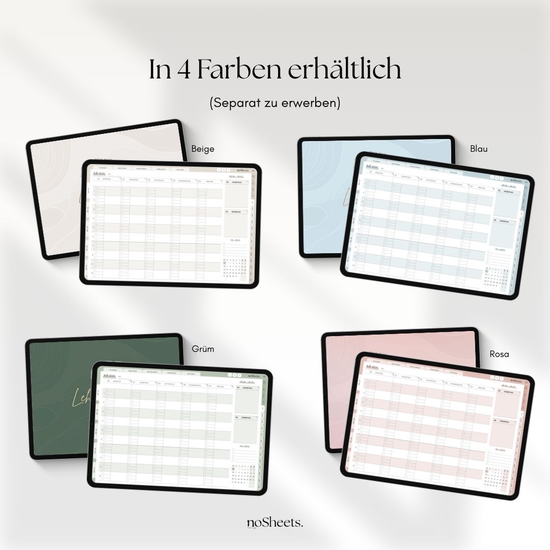 LehrerBundle 26/27 | Planer + Sticker + Schriftart