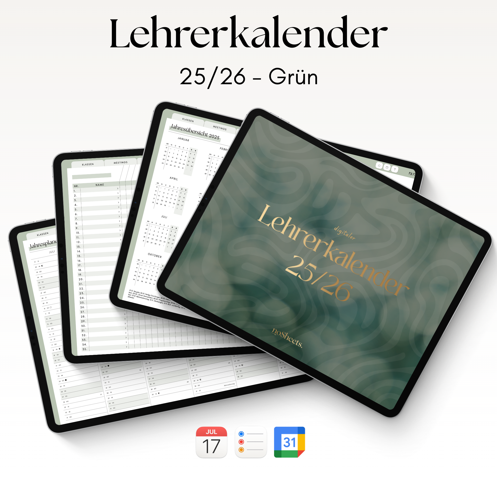 Lehrerkalender 25/26 | Horizontal