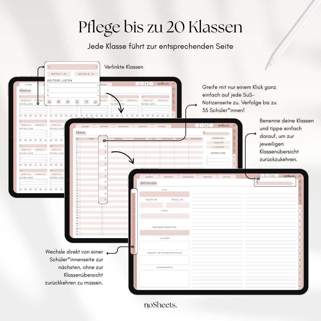 LehrerBundle 26/27 | Planer + Sticker + Schriftart