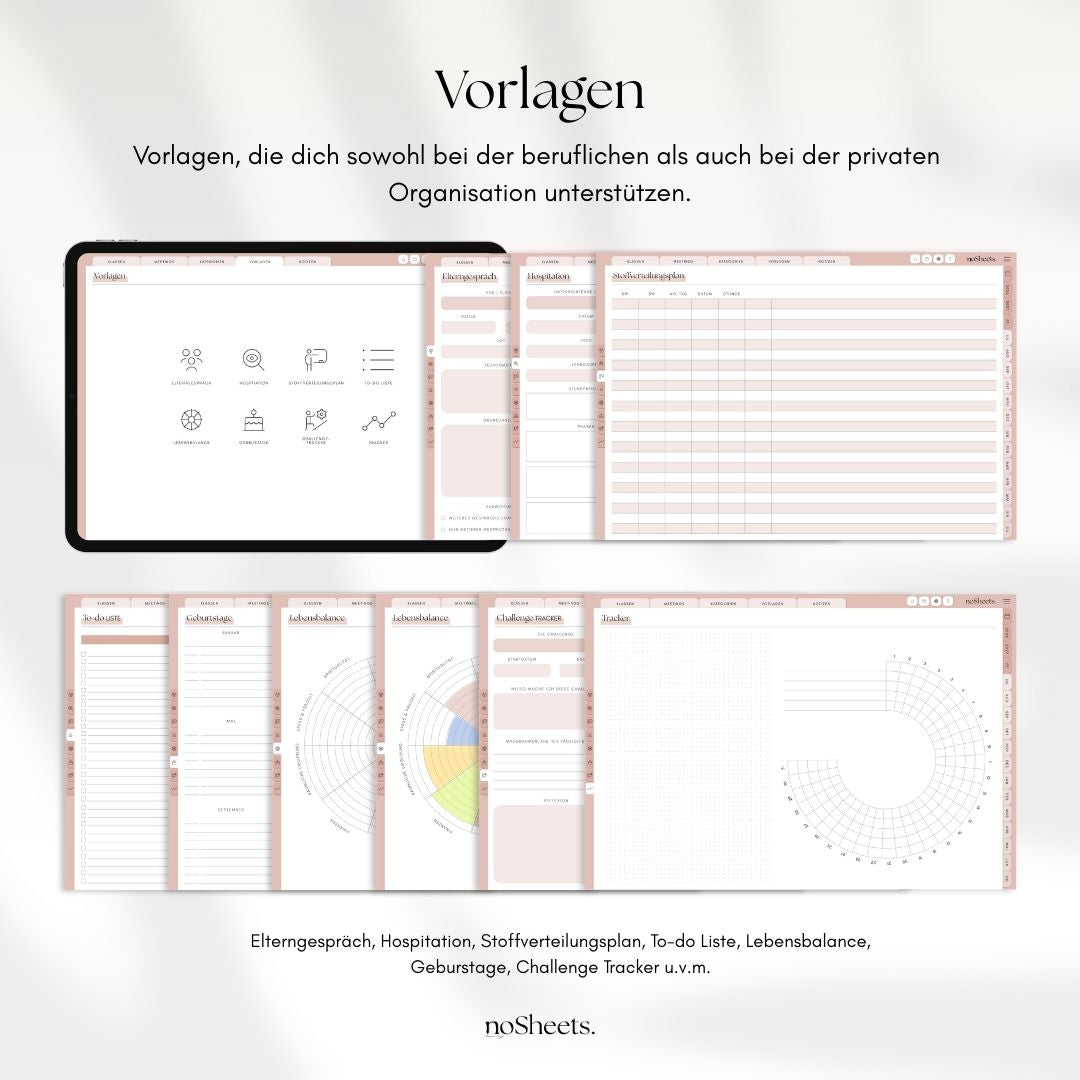 LehrerBundle 26/27 | Planer + Sticker + Schriftart