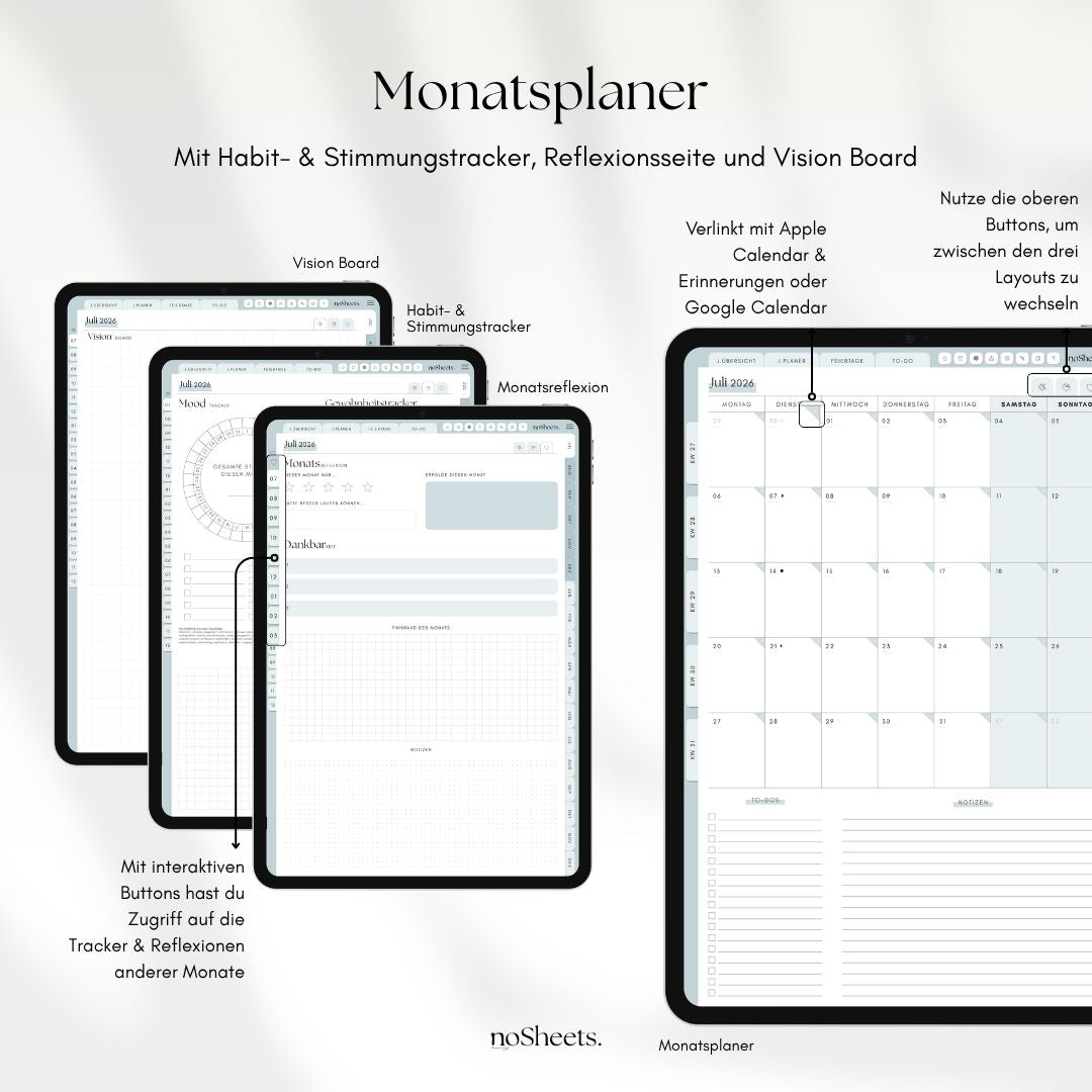 18 Monate Planer 26/27 | Vertikal