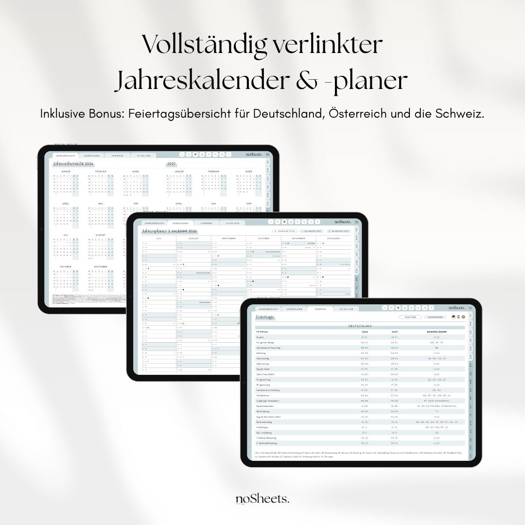 18 Monate Planer 26/27 | Horizontal