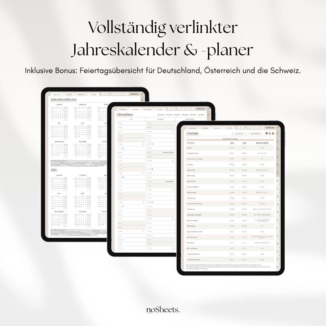 18 Monate Planer 26/27 | Vertikal