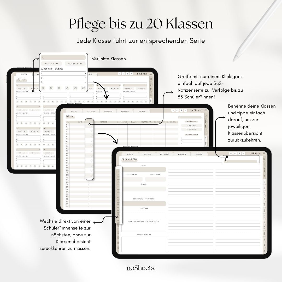 LehrerBundle 26/27 | Planer + Sticker + Schriftart