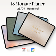 18 Monate Planer 25/26 | Horizontal